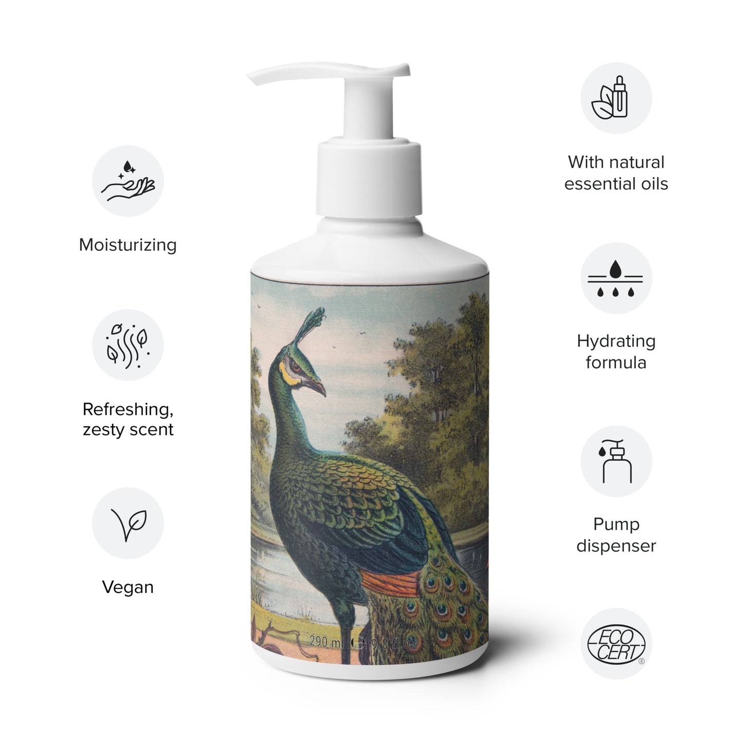 Majestätische Peacock's Finest - Hand- und Bodylotion