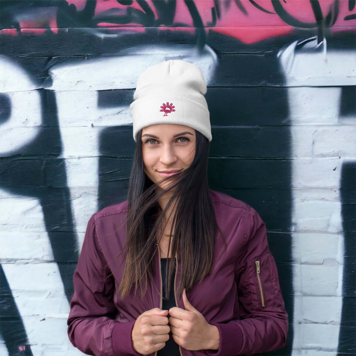 Bestickter Beanie: Wärme trifft auf Stil